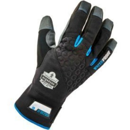 Ergodyne Ergodyne® ProFlex® 817WP Thermal Waterproof Utility Gloves, Black, Small 17372